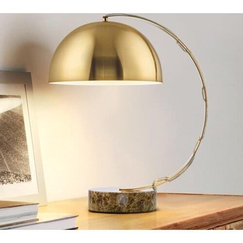 Nordic desk lamp modern simple study bedroom bedside lamp personality hotel room light luxury decoration lamp factory