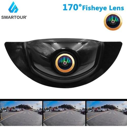 Smartour Night Vision 170 Degree Front View Golden Camera waterproof HD Fisheye Lens For Volvo XC60/XC40/S60/S90/V60/V90/XC90