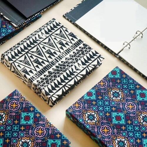 Creative Square Binder Handmade Cloth Paste Diy Album 8 inch Album Collection Can write A03