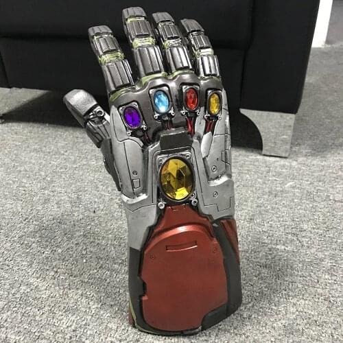 Iron Infinity Gauntlet Marvel Avengers: Endgame Action Figures Toys Cosplay 1:1 Avengers Ironman Gloves