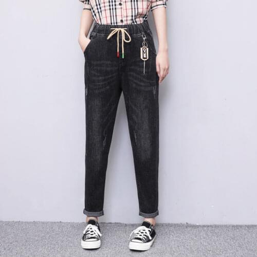 Py2267 2020 spring summer autumn new women fashion casual Denim Pants woman female OL fashion clothes pants