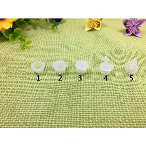 10pcs/lot 18/410 Essential Oil Bottles cap Essential Oil bottle inner plug cover plastic lid glass bottle 5-100ml