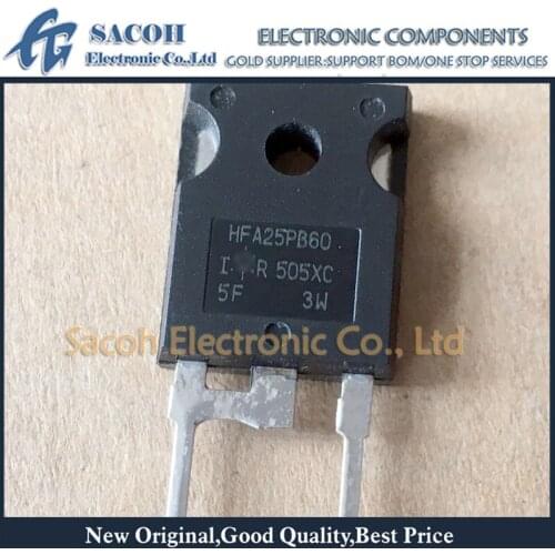 10Pcs HFA25PB60 or HFA25PB60PBF or HFA15PB60 or HFA15PB60PBF TO-247 25A 600V Ultrafast Soft Recovery Diode