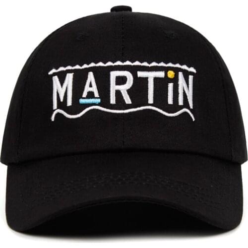 2019 Martin Show Dad Hat 100% Cotton Washed Talk Show Variety Cap Men Women Baseball Cap Hip Hop Fans Snapback Purple