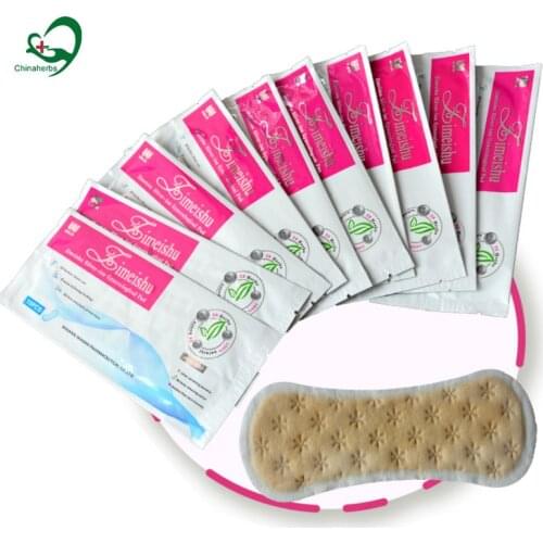 60 pieces/6 Packs Napkin Swabs Women Healthy Medicated Anion Pads Women Care Gynecological Pad Strip Silver-ion Sanitary Pad