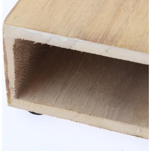 Wooden Resonance Box with Resonator for Acoustic Science Incl