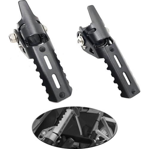 For BMW F800GS Adventure S1000XR F750GS F850GS C400X C400GT Motorcycle Highway Front Foot Pegs Folding Footrests Clamps 22-25mm