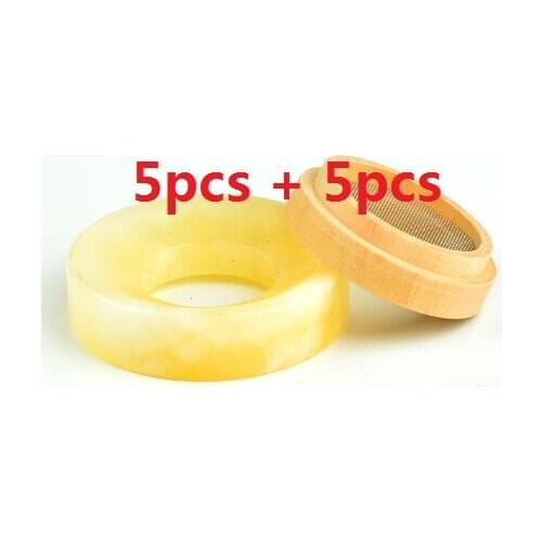 10pcs Moxibustion massage holder Navel Moxibustion moxa Jade Pad