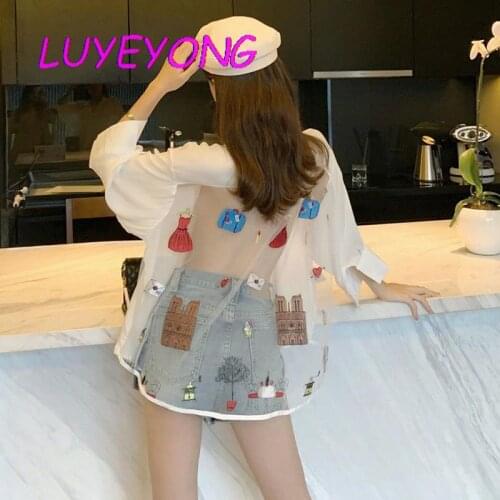 LUYEYONG Womens White Shirts