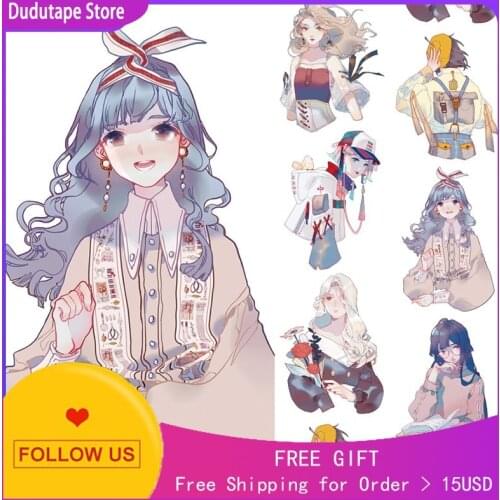 M Roll Lovely Girl Womens Illustrated Book Washi Tape