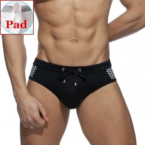 Push Up Swim Briefs Sexy Mens Swimwear Swimming Trunks For Men Bikini Swimsuit Gay Shorts Beachwear Bathing Suit Desmiit 2020