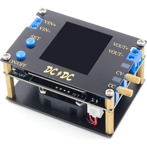 New CC CV Power Module 0.5-32v 3A 35W DC Automatic Boost Converter Adjustable Regulated Power Supply Voltmeter Ammeter