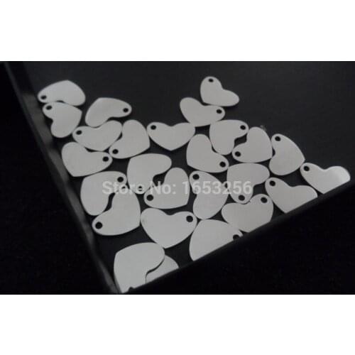 Wholesale 10pcs Sweet Heart Style High Polished 15mm Charms pendant stainless steel DIY Jewelry