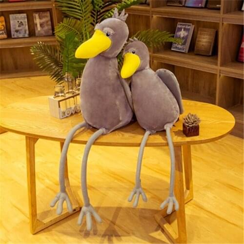 Plush toys Long-legged whale-headed stork toucan pillow peluche stuffed animals brinquedos baby room decoracion hogar cojines