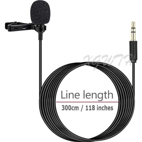 Professional Lavalier Microphone All-Round Easy Lapel Clip On System Mic for Recording YouTube TikTok Kwai Conference Android