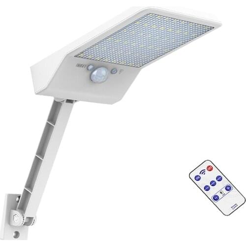 LED Solar-Wall-Light Garen-street-Lamp Outdoor RPir-Motion-Sensor remote-Control IP65 Waterproof#z