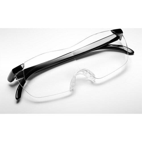 1.6x Elderly People Newspaper Reading Helping Hand Eyeglasses Magnifier Portable Wearing TV Screen Loupe Magnifying Glasses