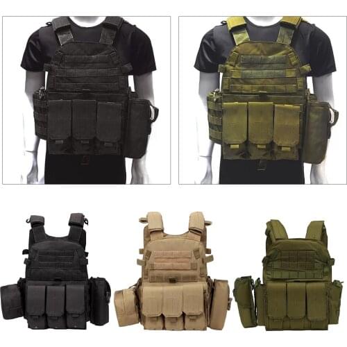 Military Tactical Vest Molle Combat Assault Tactical Vest for Outdoor