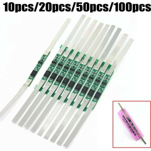10/20/50/100pcs 3A BMS Protection Board For 1S 3.7V 18650 Li-Ion Lithium Battery Charge Protective Plat Cell Kit New