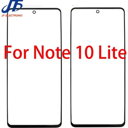 10Pcs/Lot For Samsung Galaxy Note 10 Lite Touch Screen Front Outer Glass Lens SM-N770F/DS N770 LCD Outer Glass With OCA Glue