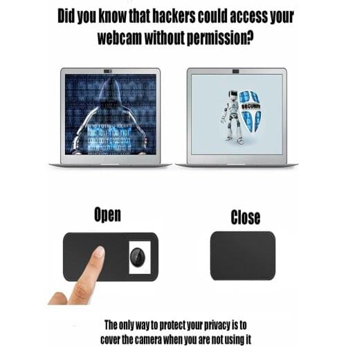 6 Pcs Plastic Universal WebCam Cover Shutter Magnet Slider Antispy Camera Cover For Laptop iPad PC Macbook Privacy Sticker