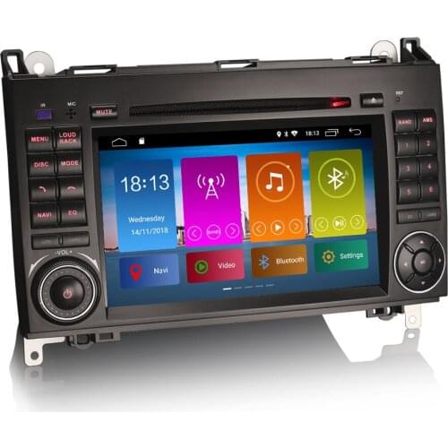 7" Android 10.0 OS Car DVD Multimedia Navigation GPS Radio Player for Mercedes-Benz Viano 2006+ & Vito 2006+ & Sprinter 2006