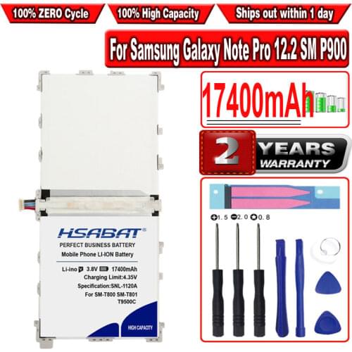 HSABAT 15000mAh Battery for Samsung Galaxy Note Pro 12.2 SM P900 P901 P905 T9500C T9500E T9500U T9500K