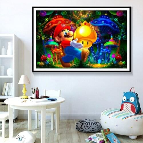 5D DIY Diamond Painting Diamond Mosaic Cartoon Anime Diamond setting Diamond Embroidery Diamond Art Painting Cross Stitch kits