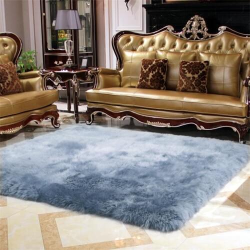 Australian Wool Carpets For Living Room Modern Home Decor Bedroom Fur Carpet Cloakroom Mat Bed Blanket Thick Study Area Rugs