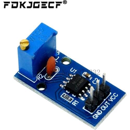 DC 5V 12V NE555 Adjustable Resistance Frequency Pulse Generator Module Single Channel Output for Arduino Smart Car