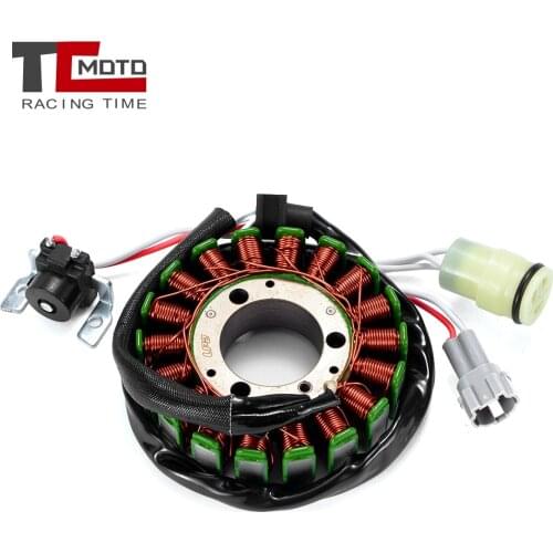 TCMOTO 1C5-81410-00 Motorcycle Magneto Stator Ignition Coil For Yamaha YFM125G YFM125GH Grizzly 125 Hunter 1C5-81410-01