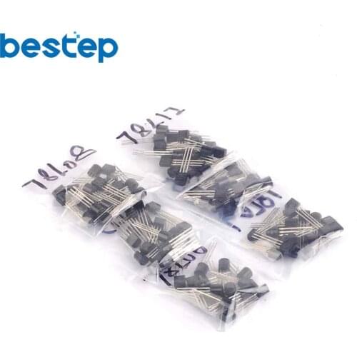 120PCS 78L05 78L06 78L08 78L09 78L12 78L15 6values each 20pcs Transistor package Assorted Kit