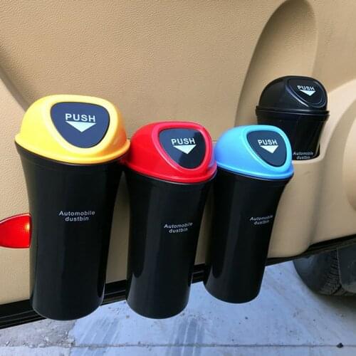 Upgraded Mini Car Trash Can with Clip Auto Garbage Bin Home Table Trash Can Dust Case Storage Holder Car Styling