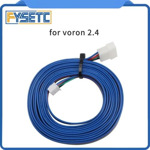 FYSETC Voron 2.4 XH2.54 4P Motor Extension Cord Male To Female 2M 3D Printer Cable 3D Printer Accessories