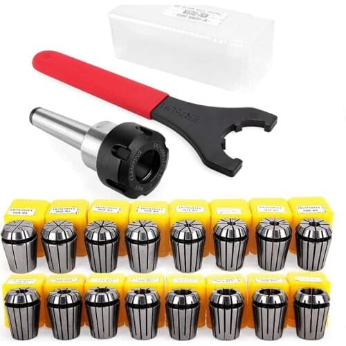 ER25 Collet Set Chuck with MT2 ER25 M10 Motor Extension Rod, CNC Engraving Machine or Milling Lathe Tool Promotion