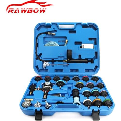 28Pcs Universal Radiator Pressure Tester Vacuum Type Cooling System Test Detector Set