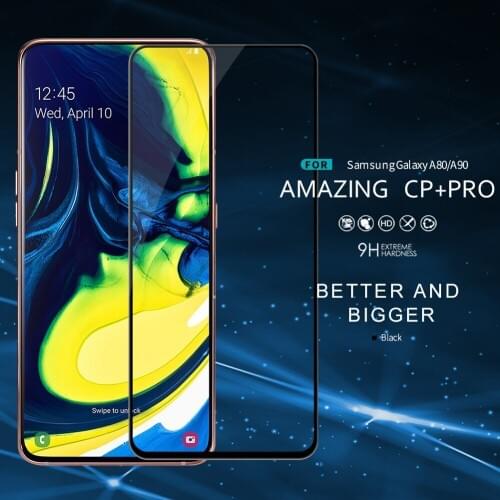 NILLKIN for Samsung Galaxy A80 A90 Tempered Glass CP+ Pro Safety Full Coverage Screen Protector Glass for Samsung A80 A90