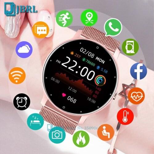 2021New Smart Watch Men Women Full Touch Smartwatch Fitness Tracker Smart Clock Waterproof Bluetooth For Android Ios Smart-watch