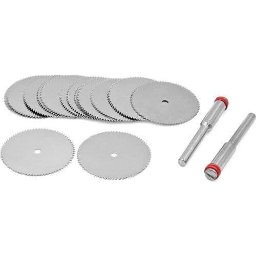 10pcs Stainless Steel Saw Blades Circular Plastic Wood Thin Acrylic Cutting Disc Woodworking Power Tool Accessories