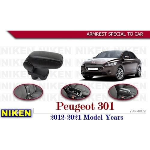 For Peugeot 301 Armrest 2012-2021 Car Accessories Storage Box Easy Install Universal Cup Holder Interior Auto Charging USB Sport