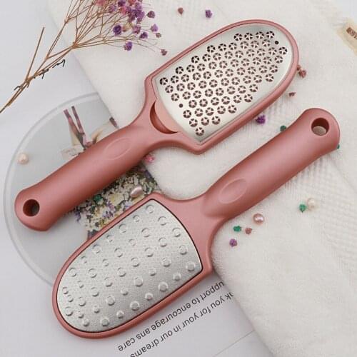 Stainless Steel Grinding Foot Care Exfoliating Brush Beauty Feet Pedicure Calluses Removing Foot File Tools
