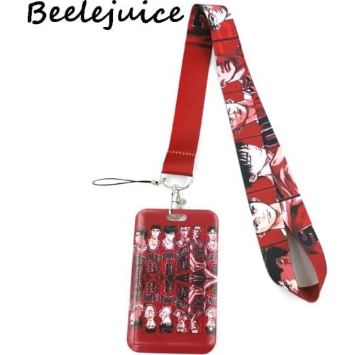 SLAM DUNK Lanyard Neck Strap Art Anime Fashion Lanyards Bus ID Name Work Card Holder Accessories Decorations Kids Gifts
