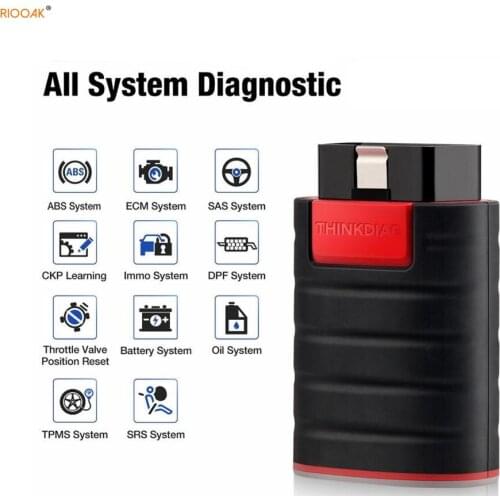LAUNCH ThinkDiag All System Obd2 Obdii Code Scanner work with smart phone 15 reset service ECU coding pk X431 easydiag 3.0 golo