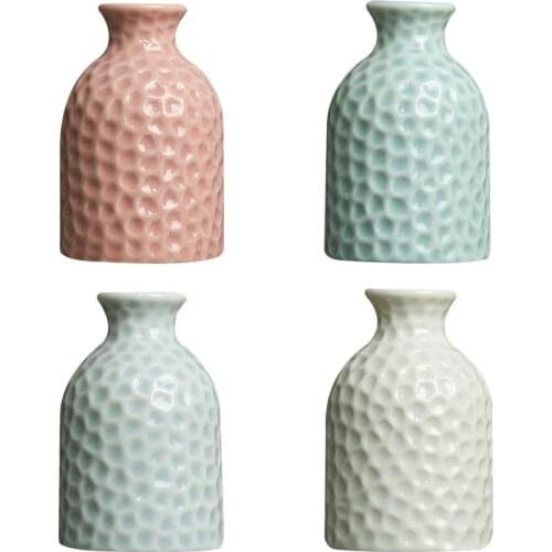 SOLEDI 7.5*5*5cm Creative Vase Decoration Desk Ornament Flower Pot Office Home Ceramic Wedding