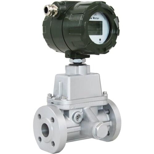 1'' inch DN25 Precession vortex flowmeter measure n2 gas flow meter natrual gas flow sensor