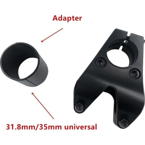 Mountain Bicycle Stem Ultralight Stem 35mm/31.8mm Dual-use Handlebar Stem 40mm black