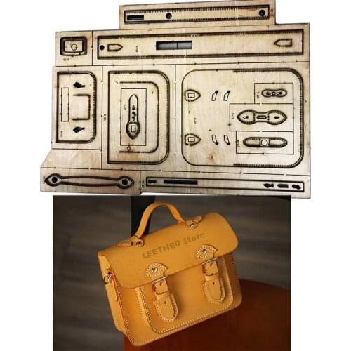 Japan Steel Blade DIY leather craft Cambridge bag knife mould hand punch tool set wood dies for handmade leathercraft