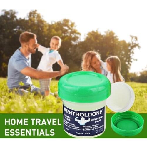 Green Anti-itch Ointment Mint Cooling Cream Anti Mosquito Health Dizziness Care Pain Rub Muscle Headache Relief Aches Bites P9C3