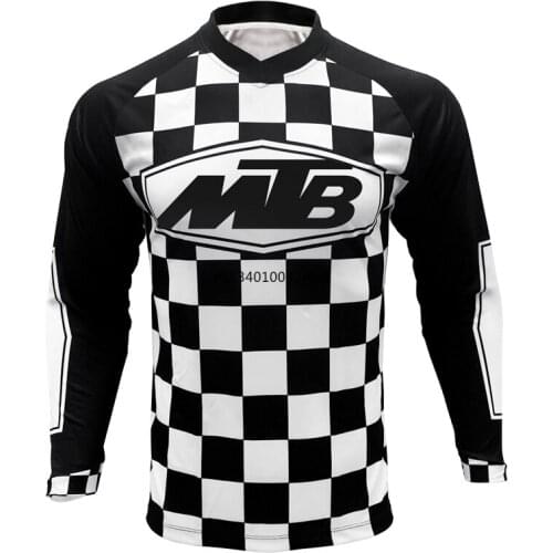 Winter Long Sleeve Quick Dry MTB DH Jersey Motocross Wear BMX Cycling Mountain Bike Clothing Downhill T Shirt