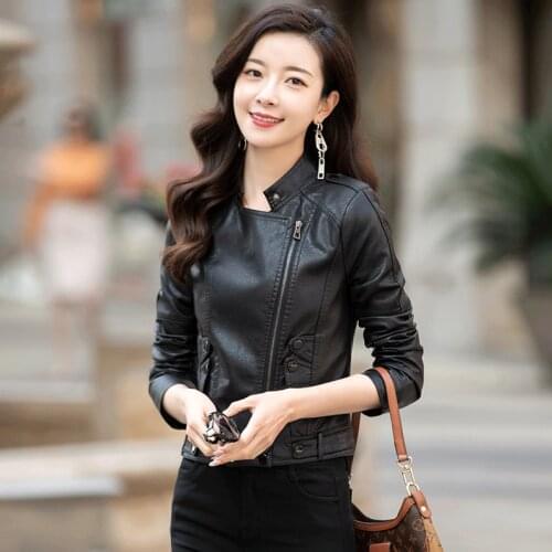 ZVAQS Women's Leather Jackets